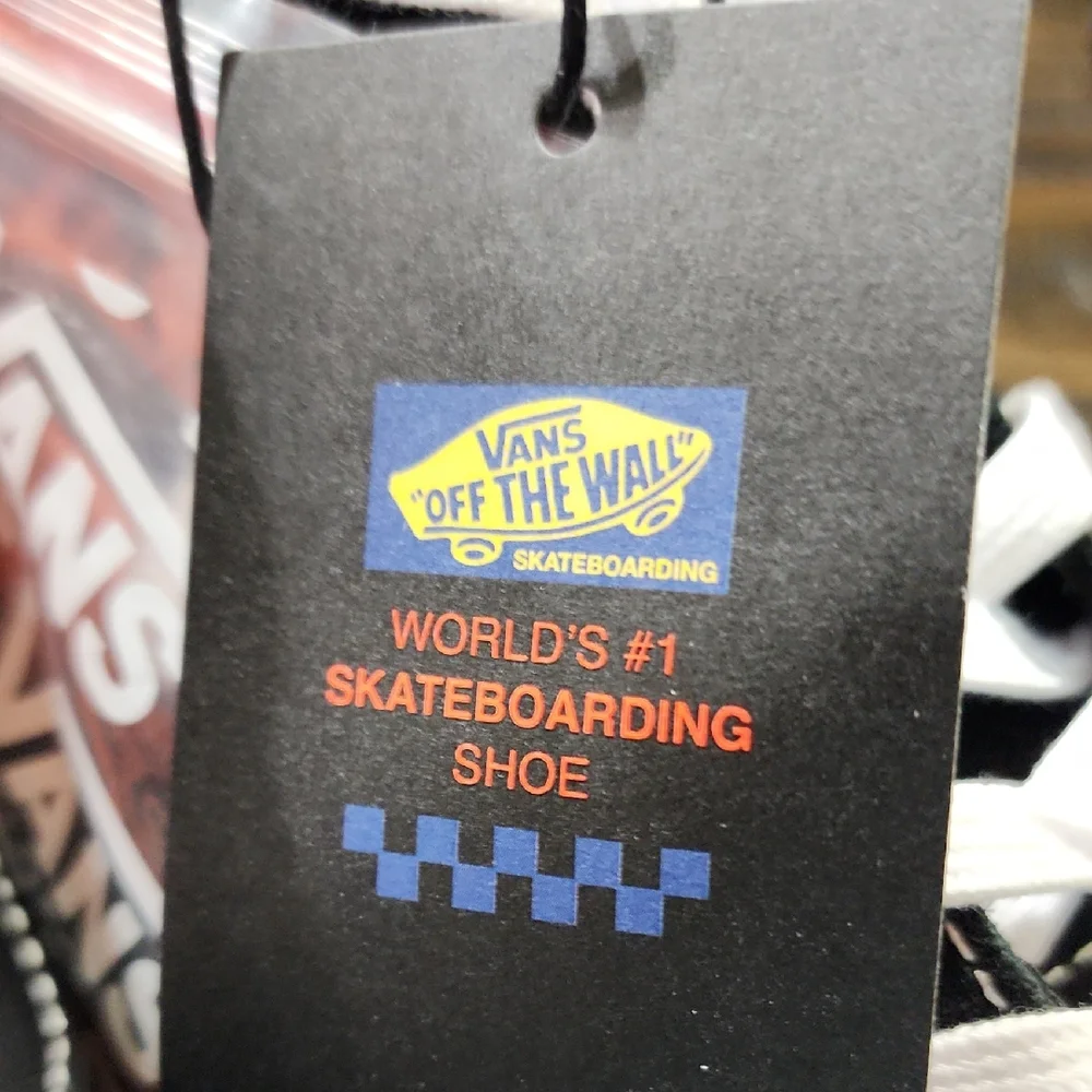 Vans High-Top Sneakers - Black and Orange - Picture 4 of 6